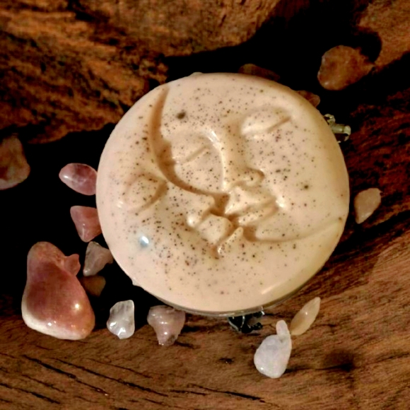 Hand crafted oatmeal and raisin sol and luna soap medallions - Picture 2 of 3